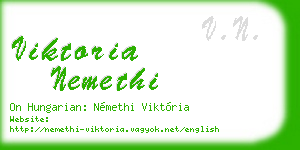 viktoria nemethi business card