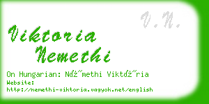 viktoria nemethi business card